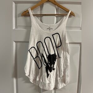 BETTY BOOP Universal studios White Tank Top Size Small